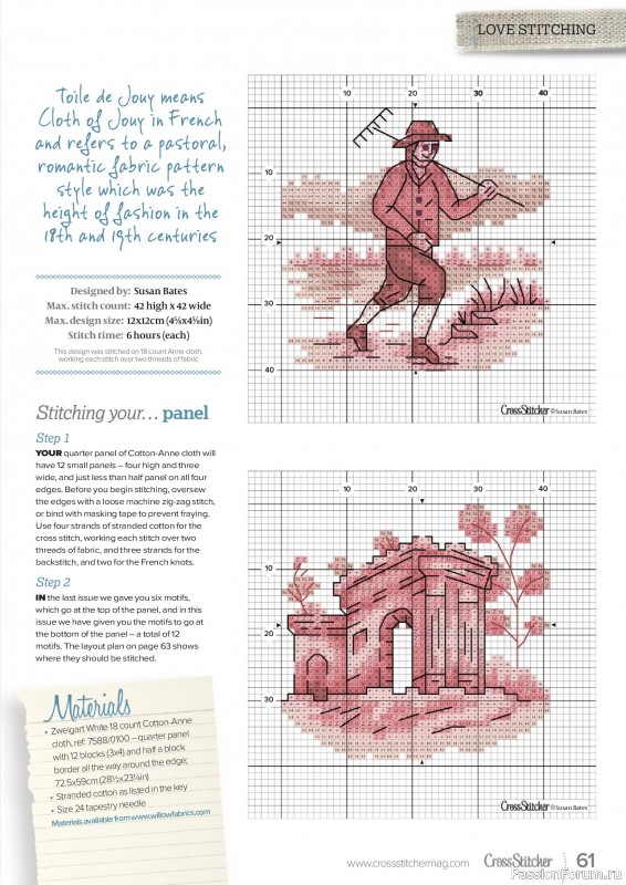 Коллекция вышивки в журнале «CrossStitcher №424 2025»