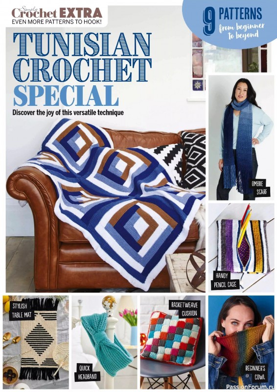 Вязаные проекты крючком в журнале «Simply Crochet №161 2025»