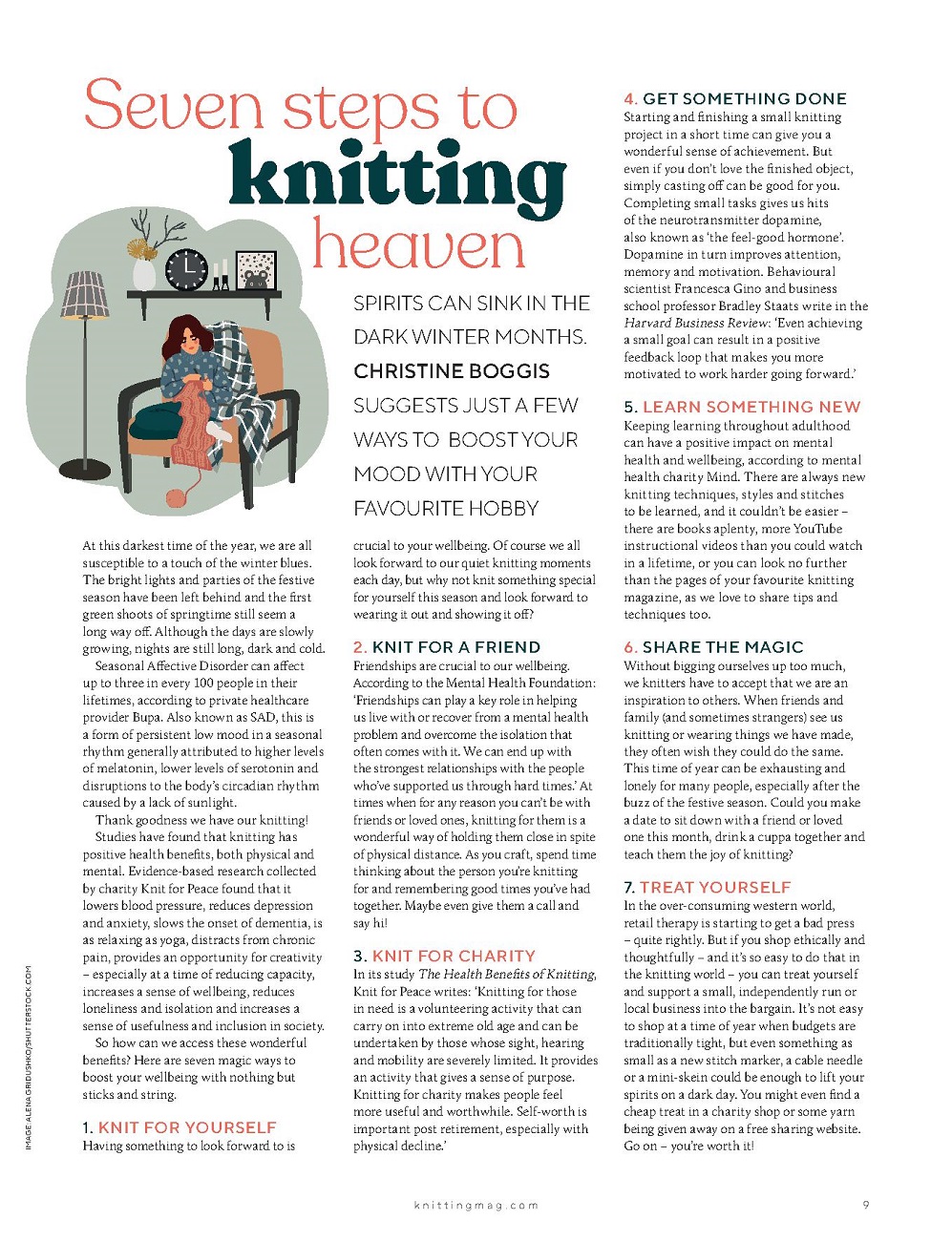 Модный трикотаж в журнале "Knitting №226 2022"