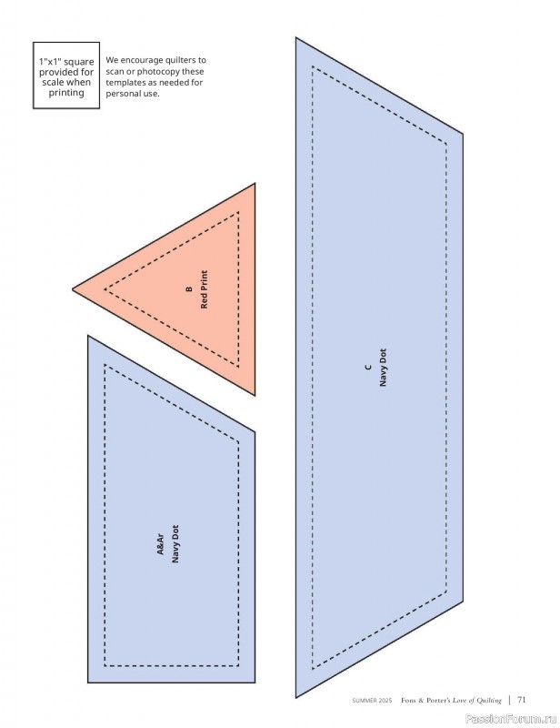 Коллекция проектов для рукодельниц в журнале «Fons & Porter’s Love Of Quilting - Summer 2025»