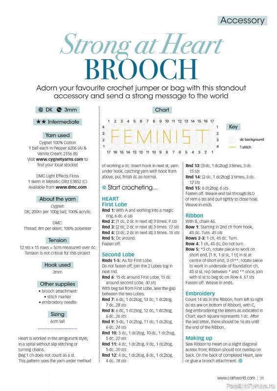 Вязаные проекты крючком в журнале «Crochet Now №104 2024»