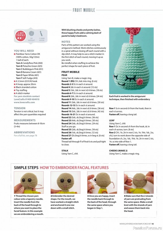 Вязаные проекты крючком в журнале «Simply Crochet №164 2025»