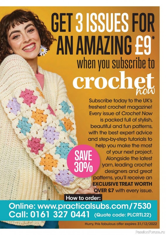 Вязаные проекты в журнале «Crochet Now №81 2022»