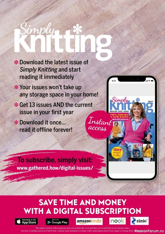 Вязаные проекты в журнале «Simply Knitting №242 2023»