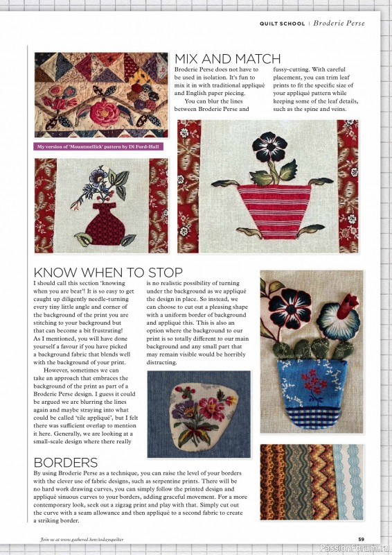 Коллекция проектов для рукодельниц в журнале «Todays Quilter №128 2025»