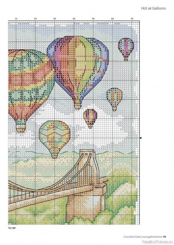 Коллекция вышивки в журнале «Cross Stitch Gold - Scenery Collection 2022»