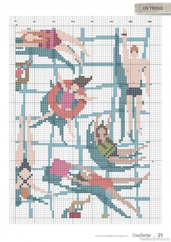 Коллекция вышивки в журнале «CrossStitcher №410 2024»