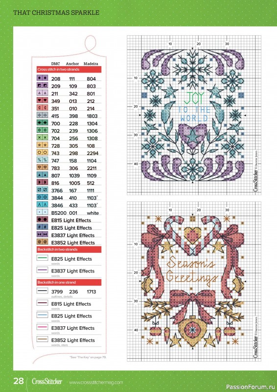 Коллекция вышивки в журнале «CrossStitcher №415 2024»