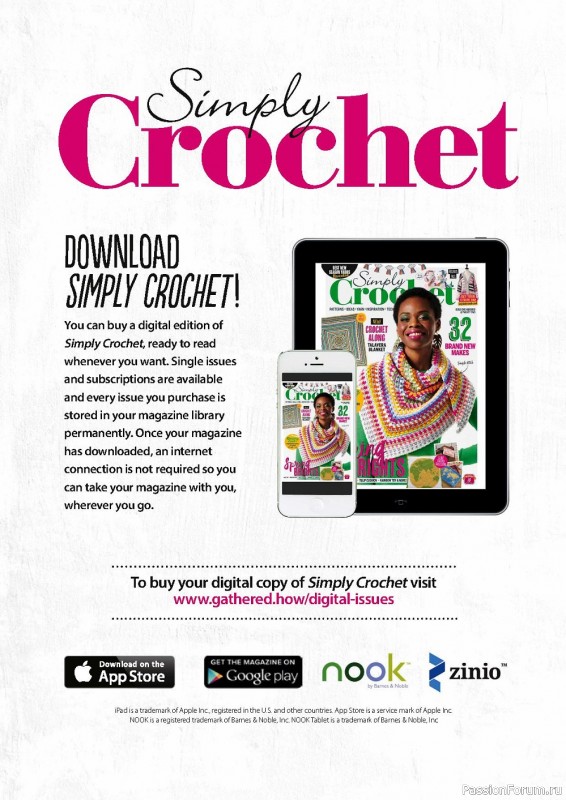 Вязаные модели крючком в журнале «Simply Crochet №123 2022»