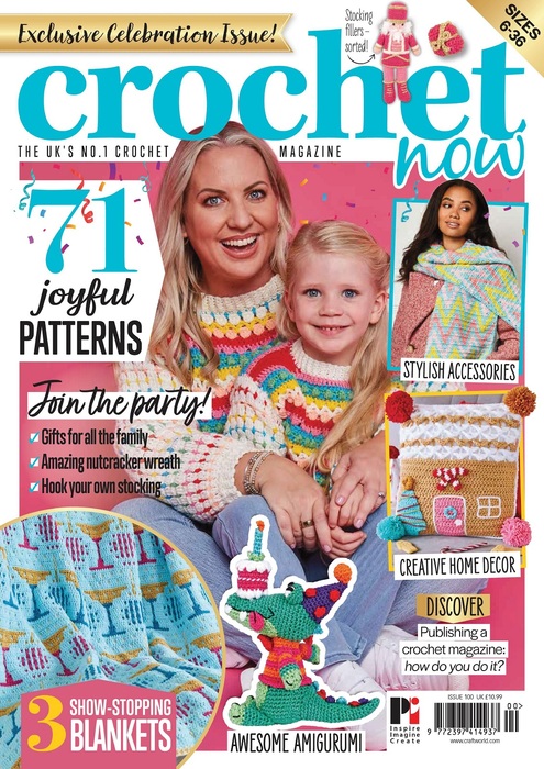 Вязаные проекты крючком в журнале &laquo;Crochet Now №100 2023&raquo;