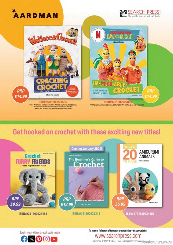 Вязаные проекты крючком в журнале «Crochet Now №102 2023»