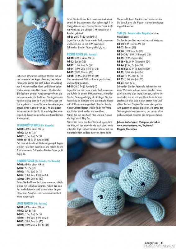 Вязаные проекты в журнале «Amigurumi Magazin №15 2024»