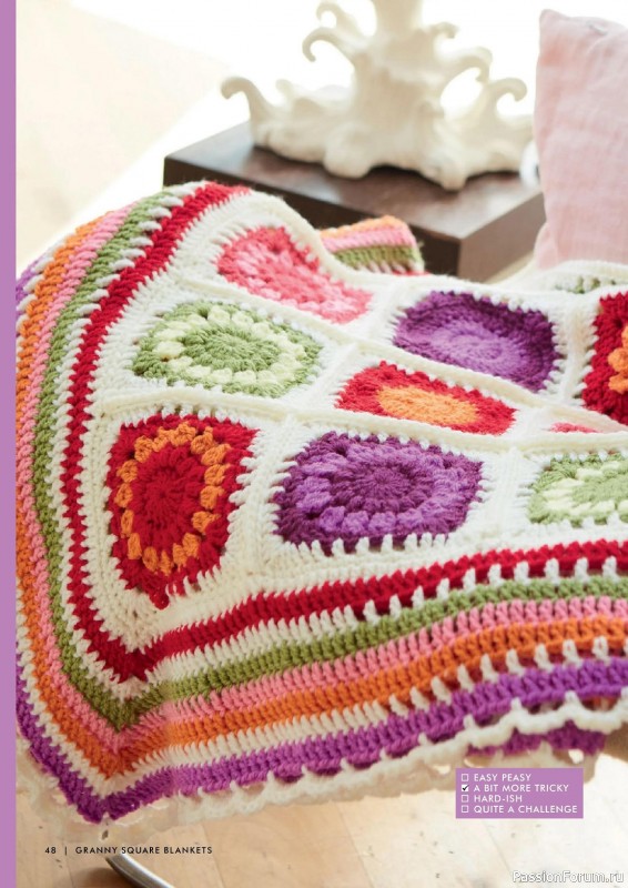 Вязаные проекты крючком в журнале «Create Your Own Crochet Blankets - 2023»