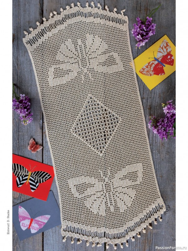 Вязаные проекты крючком в журнале «Dekoratives Hakeln №182 2025»