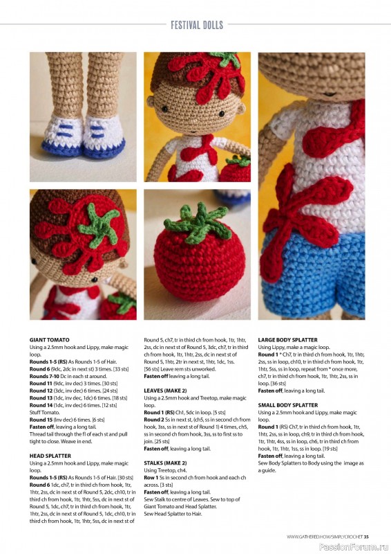 Вязаные проекты крючком в журнале «Simply Crochet №155 2024»