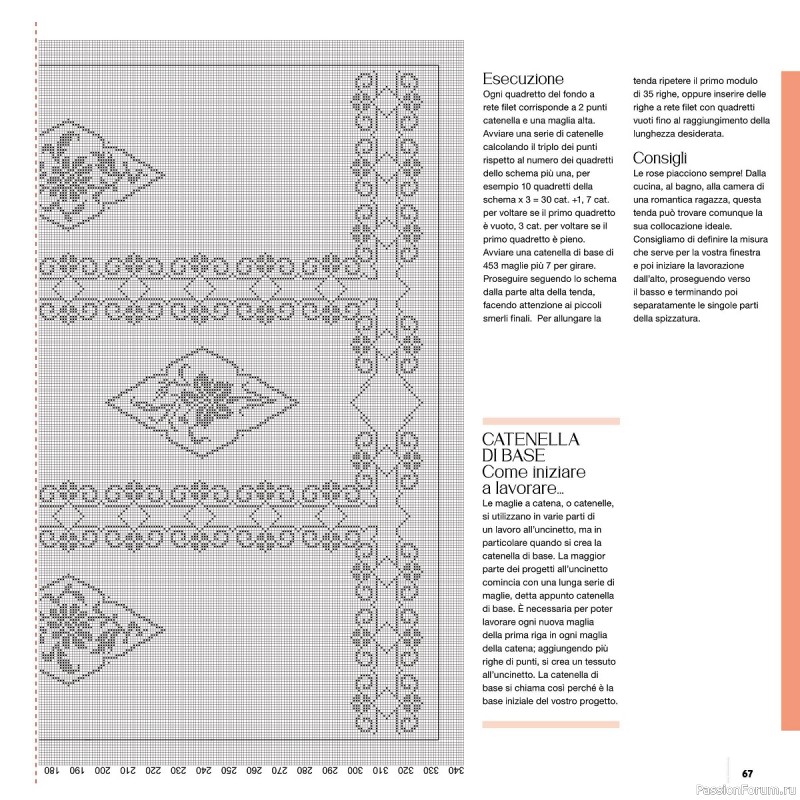 Вязаные проекты крючком в журнале «Uncinetto Manuale Filet №7 2022»