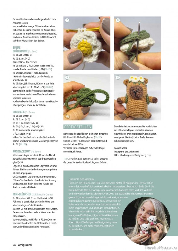 Вязаные проекты крючком в журнале «Amigurumi Magazin №21 2025»