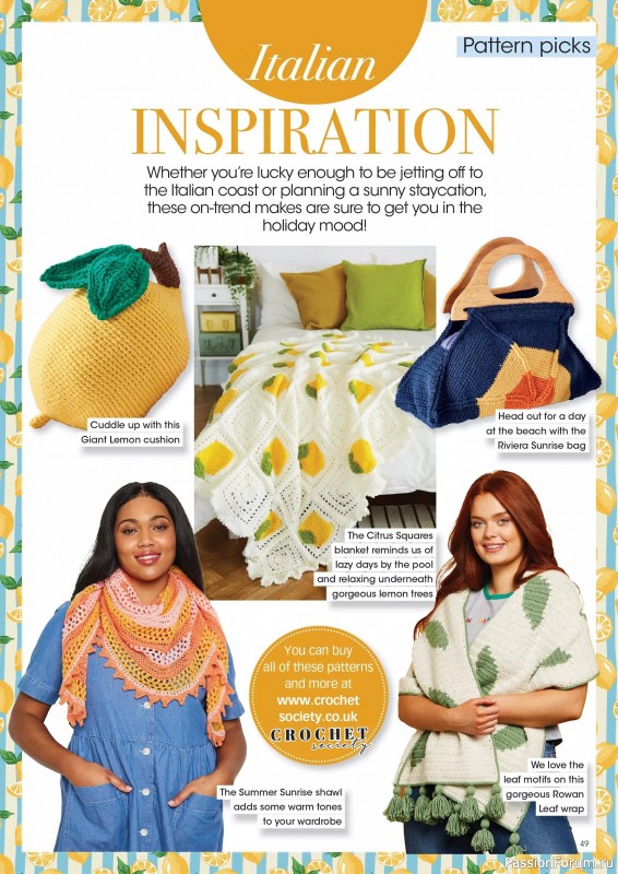 Вязаные проекты крючком в журнале «Crochet Now №123 2025»