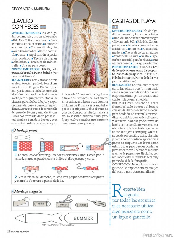 Коллекция проектов для рукодельниц в журнале «Labores del hogar №775 2024»