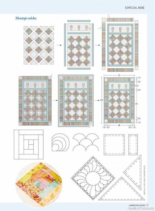 Коллекция проектов для рукодельниц в журнале «Labores del hogar №781 2024»