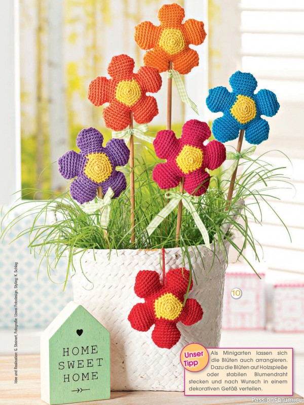 Вязаные проекты крючком в журнале «Freude am Handarbeiten Sonderheft FH176 2025»