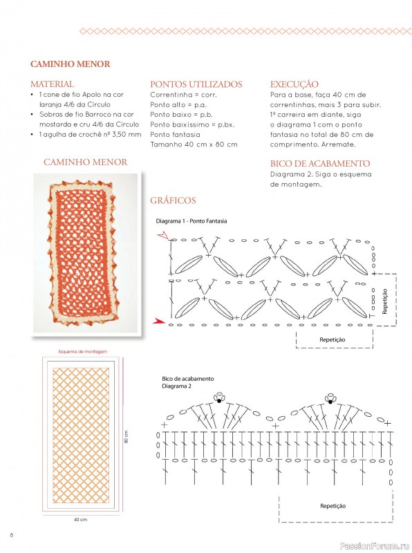 Вязаные проекты в журнале «Artesanato Simples Croche - Fevereiro 2025»