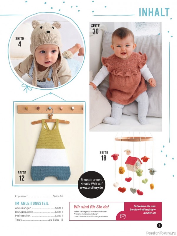 Вязаные модели для детей в журнале «Baby Maschenmode №56 2023»