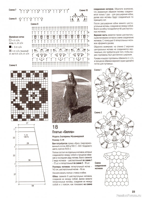 Вязаные модели в журнале «Вяжем крючком №6 2024»