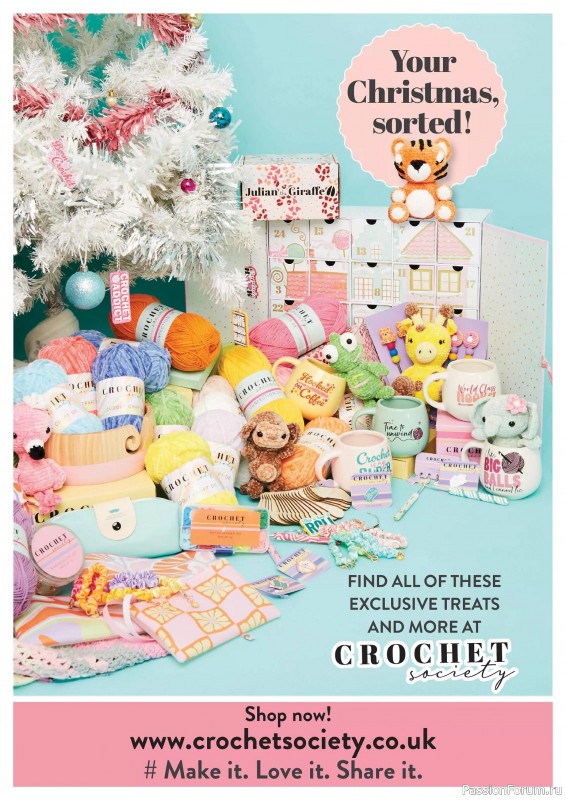 Вязаные проекты крючком в журнале «Crochet Now №114 2024»