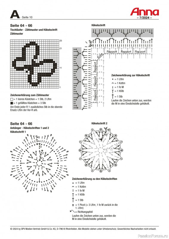 Коллекция проектов для рукодельниц в журнале «Anna №7 2024 Germany»