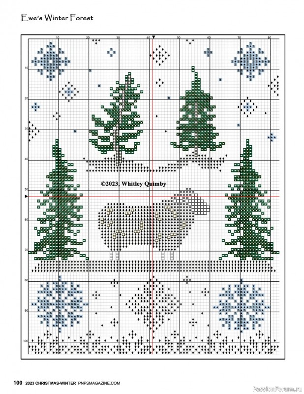 Коллекция вышивки в журнале «Punch Needle & Primitive Stitcher - Winter 20233»