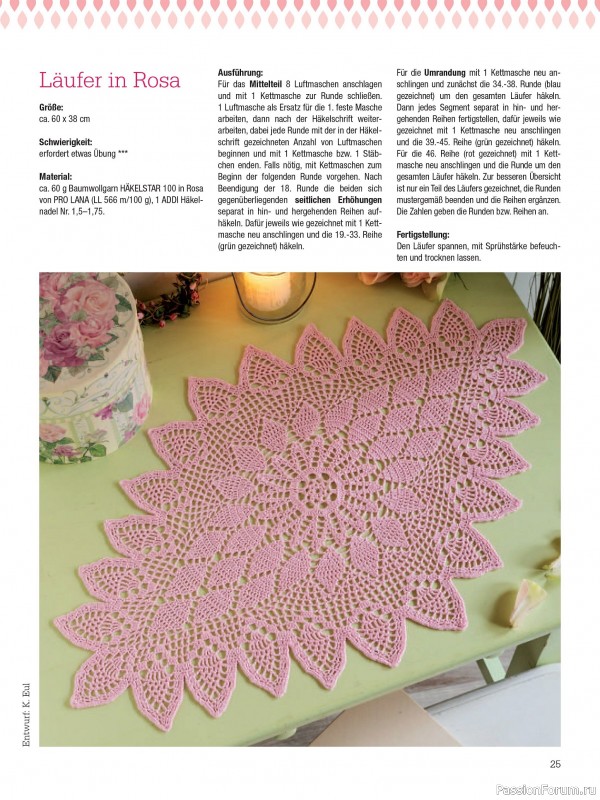 Вязаные проекты крючком в журнале «Dekoratives Hakeln №182 2025»