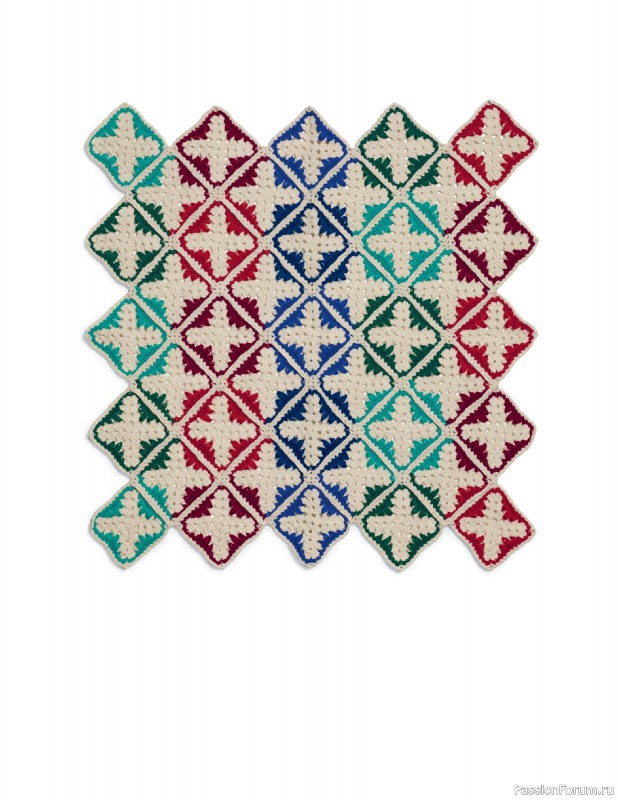 Вязаные проекты в книге «Crochet Squares»
