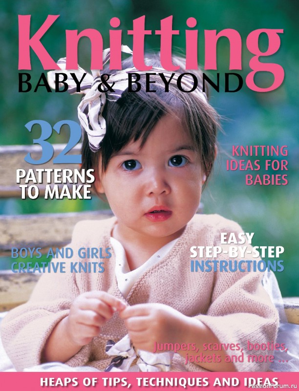 Вязаные модели для детей в журнале «Knitting Baby & Beyond №5 2024»