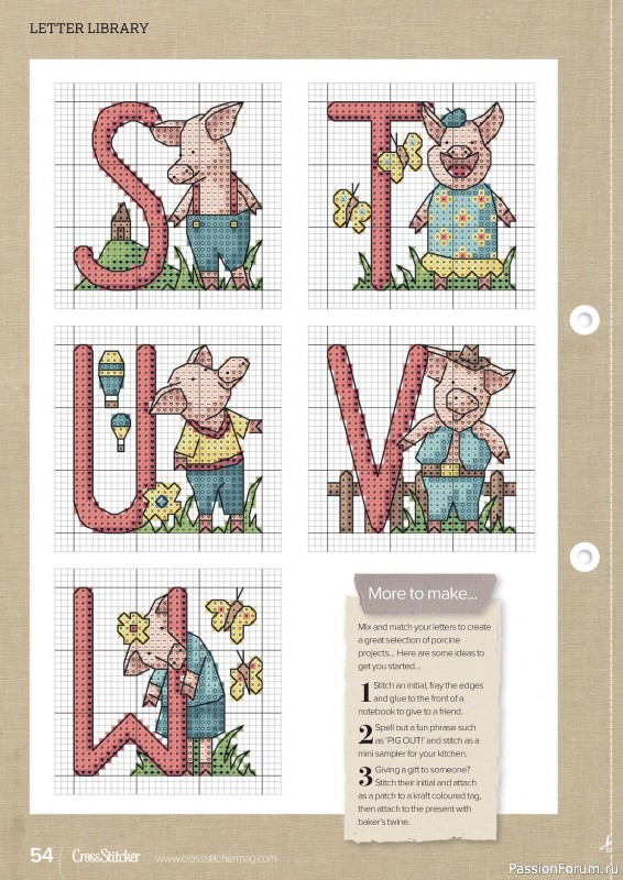 Коллекция вышивки в журнале «CrossStitcher №406 2024»