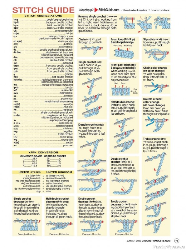 Вязаные проекты в журнале «Crochet! - Summer 2023»