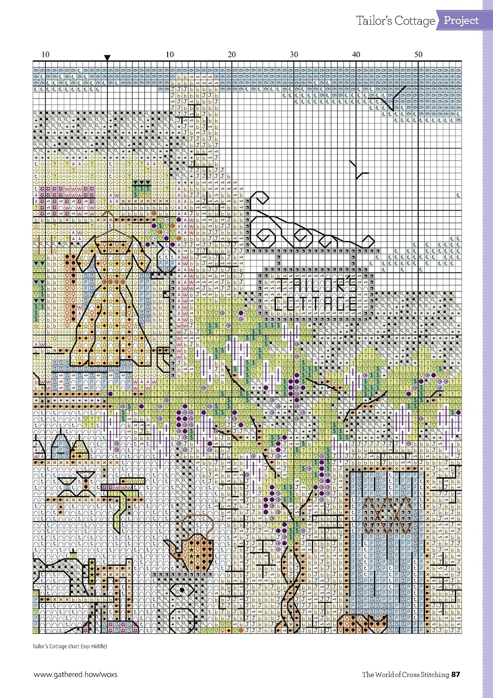 Журнал "The World of Cross Stitching №316 2022"