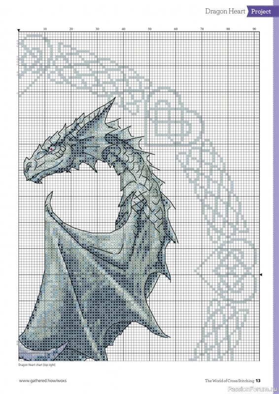 Коллекция вышивки в журнале «The World of Cross Stitching №353 2024»