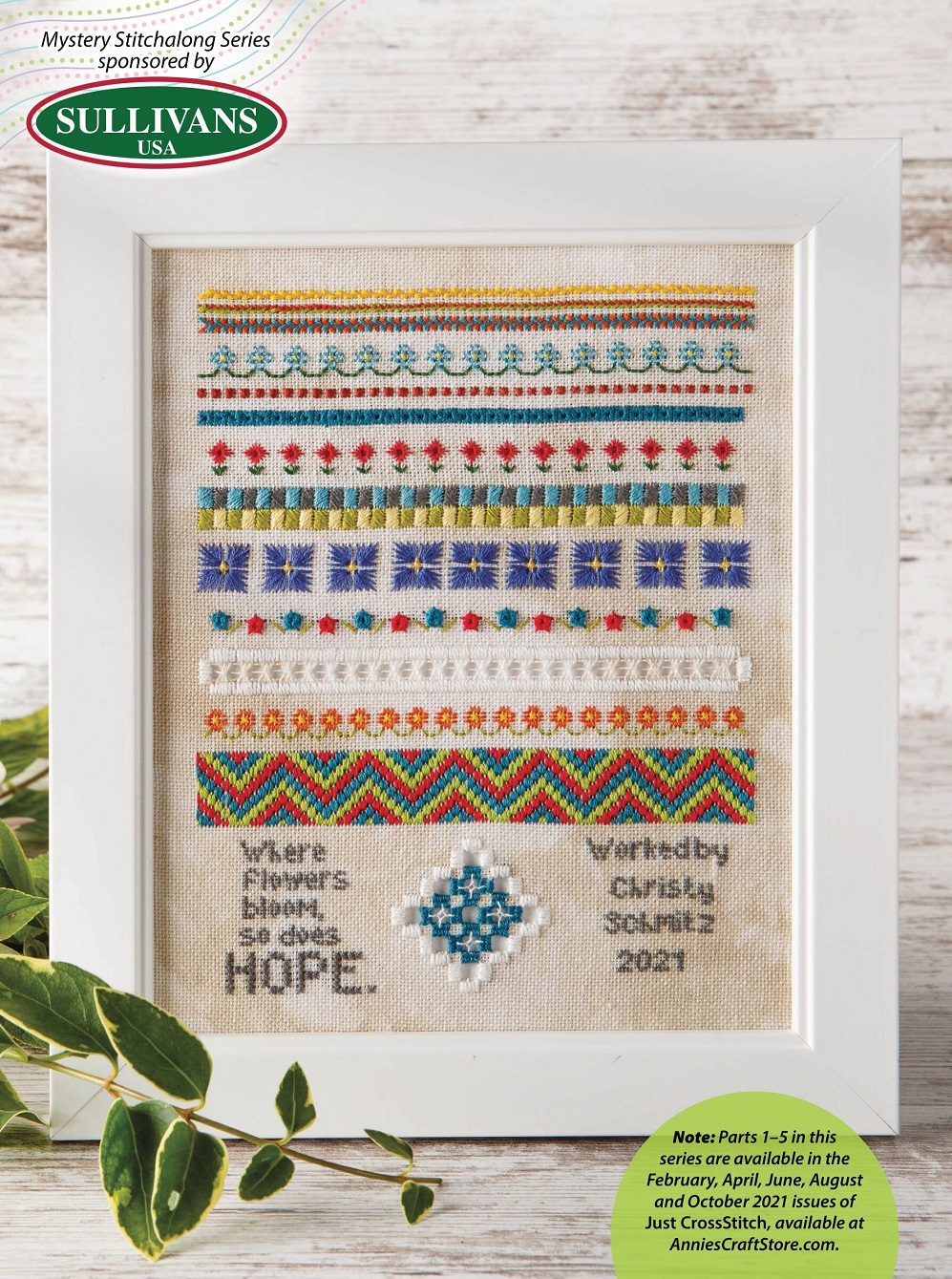 Журнал "Just CrossStitch - December" 2021