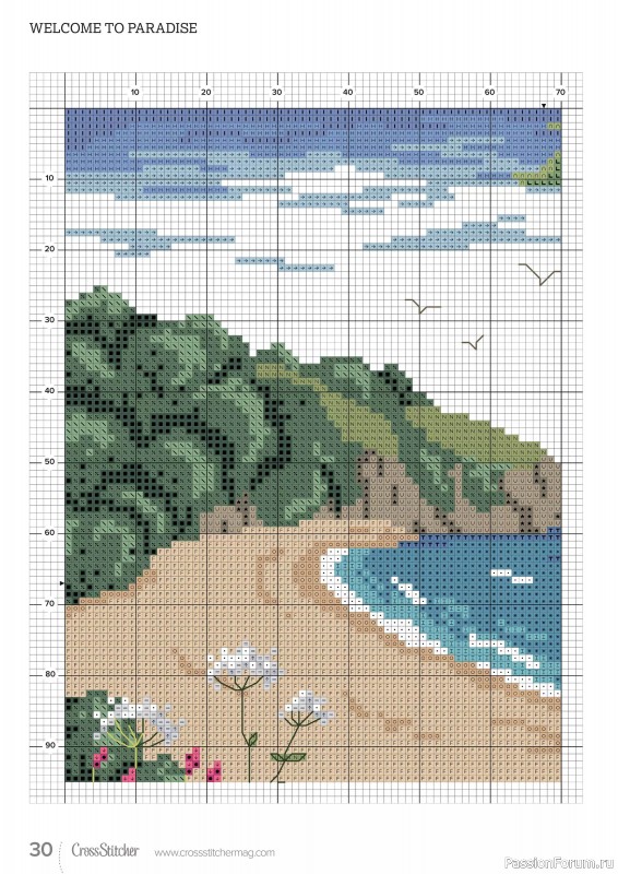 Коллекция вышивки в журнале «CrossStitcher №412 2024»