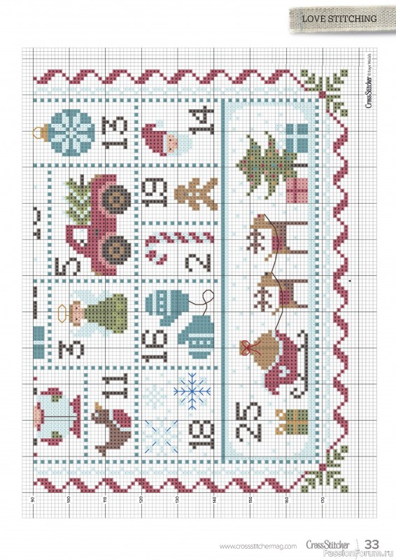 Коллекция вышивки в журнале «CrossStitcher №415 2024»