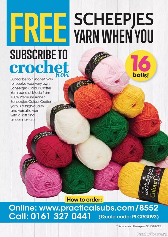 Вязаные проекты крючком в журнале «Crochet Now №93 2023»