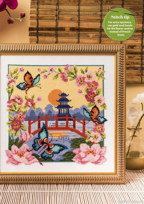 Коллекция вышивки в журнале «Cross Stitch Gold - Scenery Collection 2022»