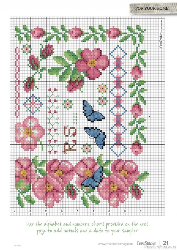 Коллекция вышивки в журнале «CrossStitcher №396 2023»