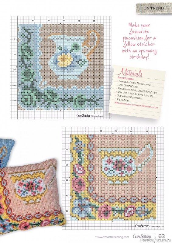 Коллекция вышивки в журнале «CrossStitcher №422 2025»