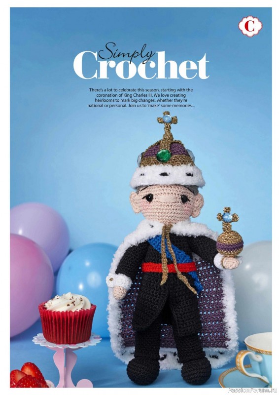 Вязаные проекты крючком в журнале «Simply Crochet №135 2023»