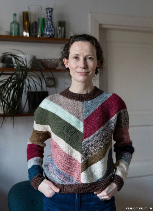 Вязаные проекты в книге «52 Weeks of Scrap Yarn»