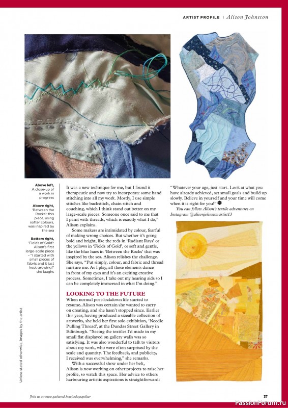 Коллекция проектов для рукодельниц в журнале «Todays Quilter №127 2025»