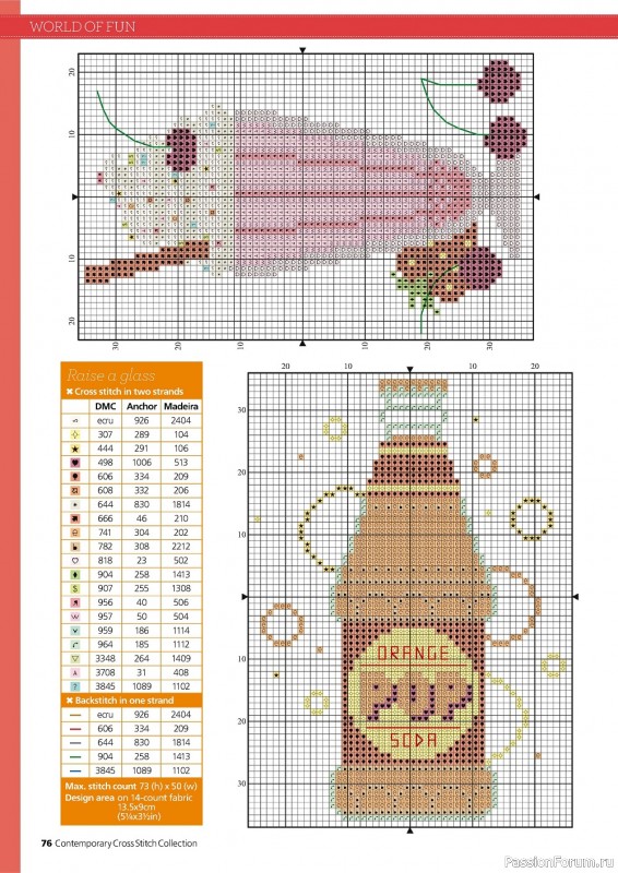 Коллекция вышивки в журнале «Contemporary Cross Stitch Collection 2022»