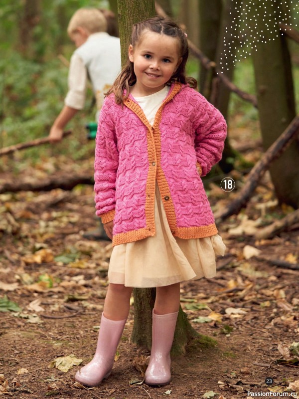 Вязаные модели для детей в журнале «Kinder Maschenmode №3 2025»